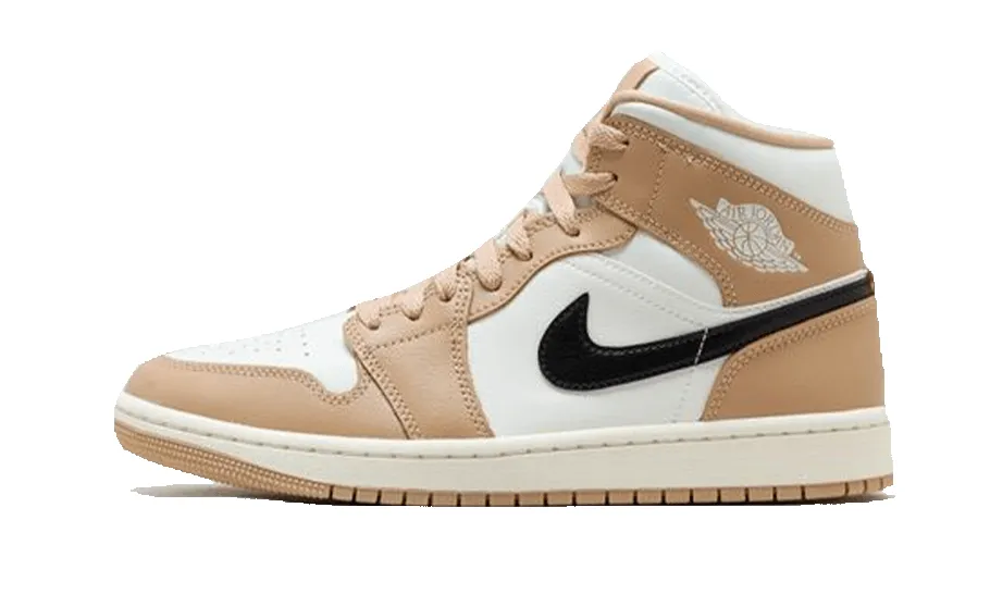 Air Jordan 1 Mid Tan Black sold by Addict Sneakers