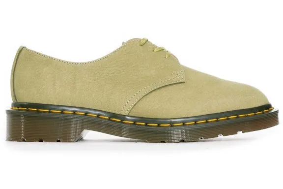 Dr. Martens 1461 Made In England Nubuck Leather Oxford Green sold by Addict Sneakers