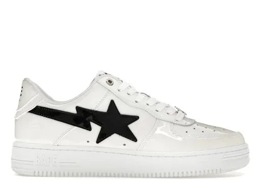 A Bathing Ape Bape Sta#2 White Patent sold by Addict Sneakers