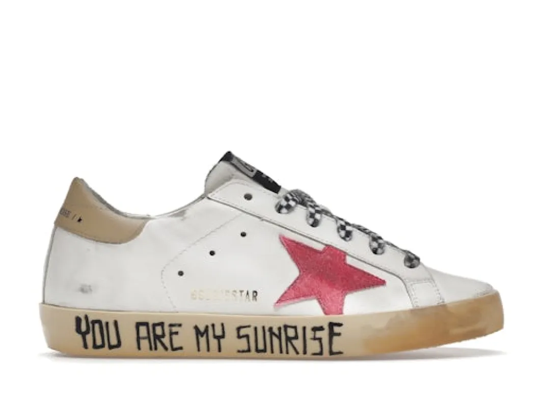 Golden Goose Super-Star You Are My Sunrise White Red (Women's) sold by Addict Sneakers