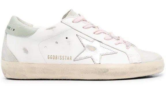 Golden Goose Super-Star White Ice Silver Aquamarine (Women's) sold by Addict Sneakers