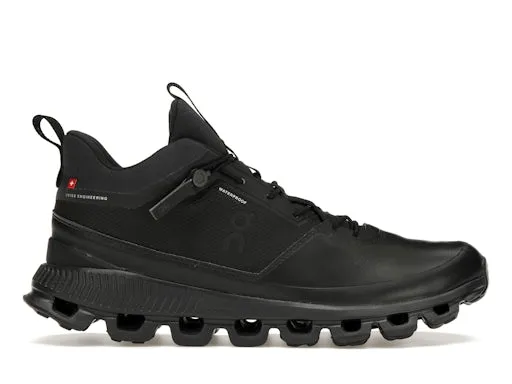 On Running Cloud Hi Waterproof Black sold by Addict Sneakers