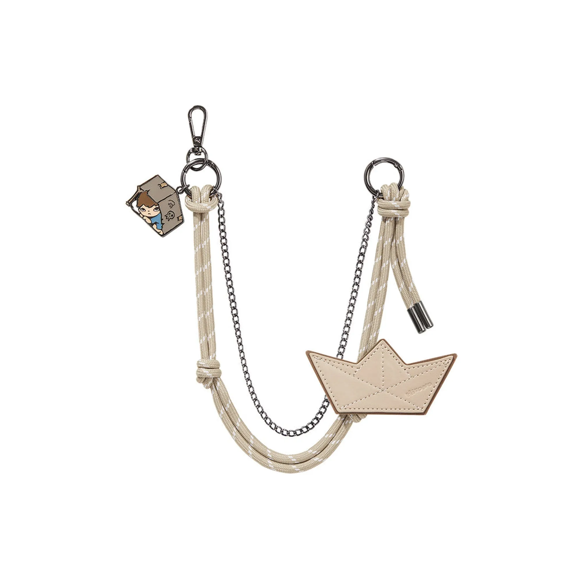 POP MART Hirono Echo Series Chaîne Pendentif (6 Boîtes Aveugles) sold by Addict Sneakers