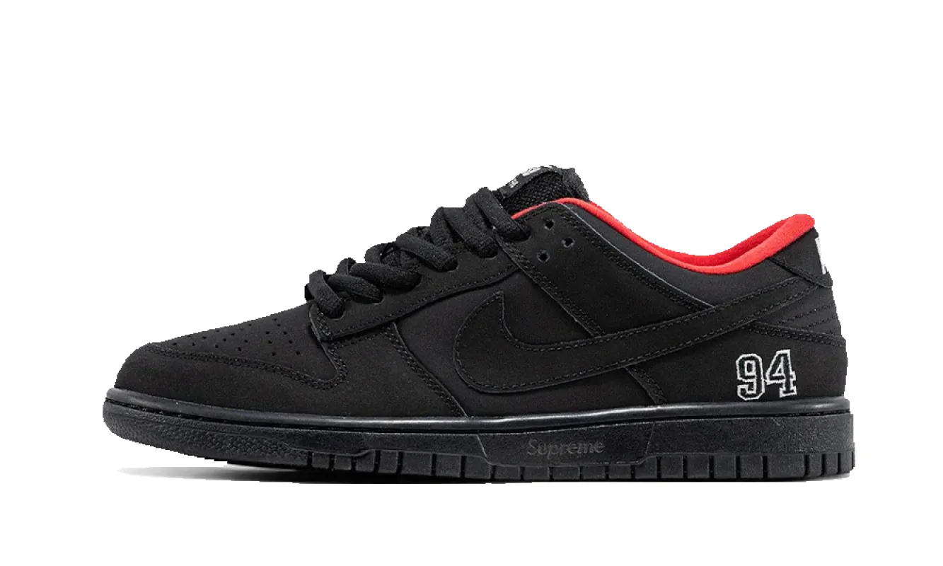 Nike SB Dunk Low Supreme Black made by Addict Sneakers