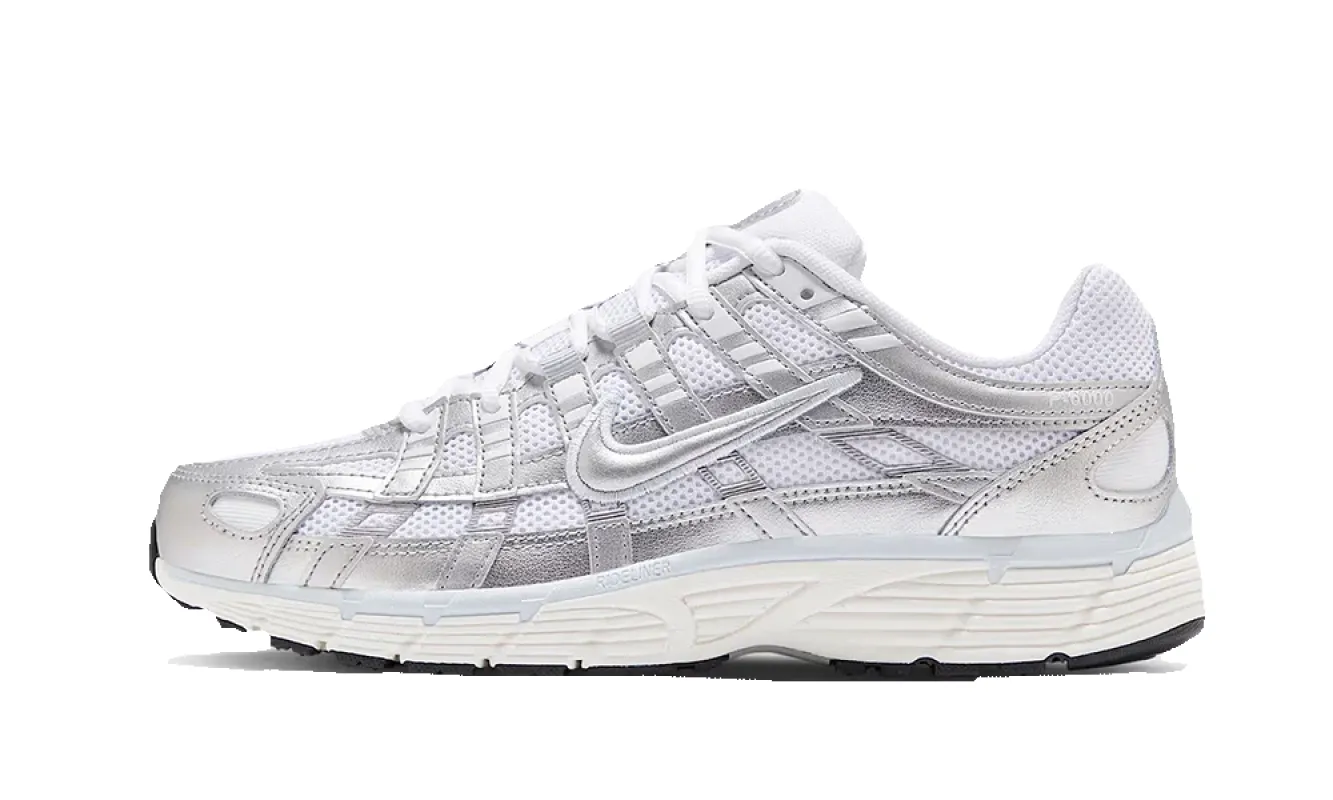 Nike P-6000 White Metallic Silver sold by Addict Sneakers