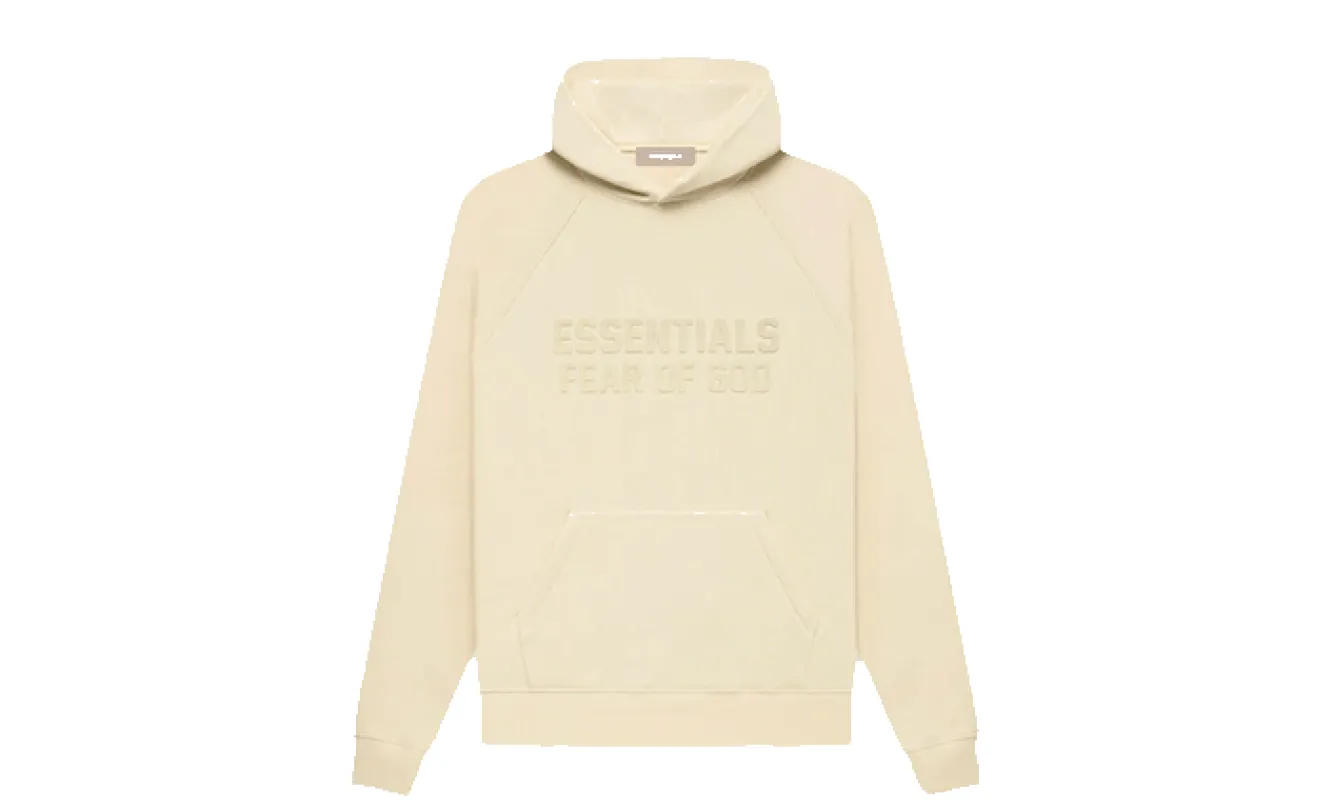 Fear of God Essentials Hoodie Egg Shell sold by Addict Sneakers