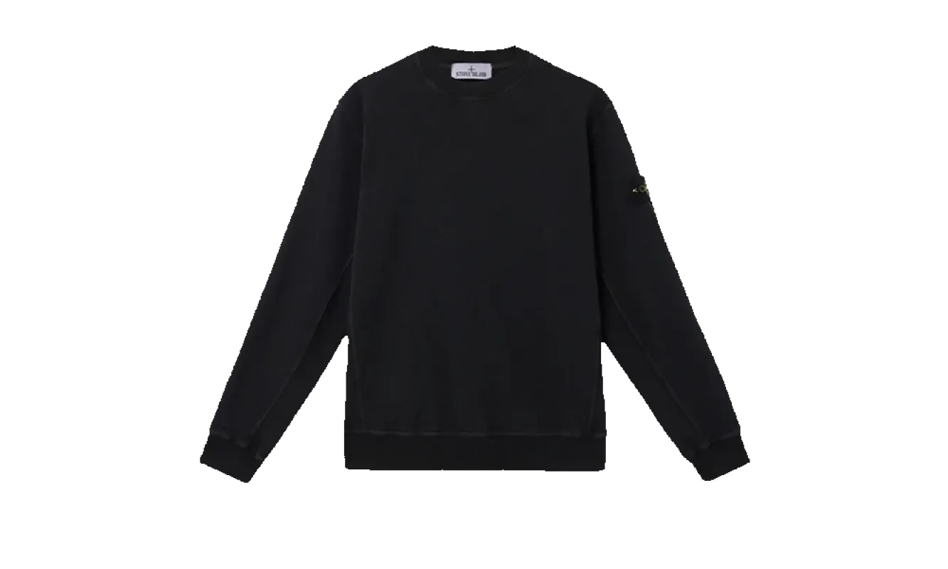 Stone Island Crewneck Old Effect Black sold by Addict Sneakers
