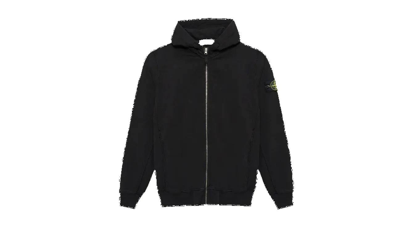 Stone Island Zipped Sweatshirt Black made by Stone Island