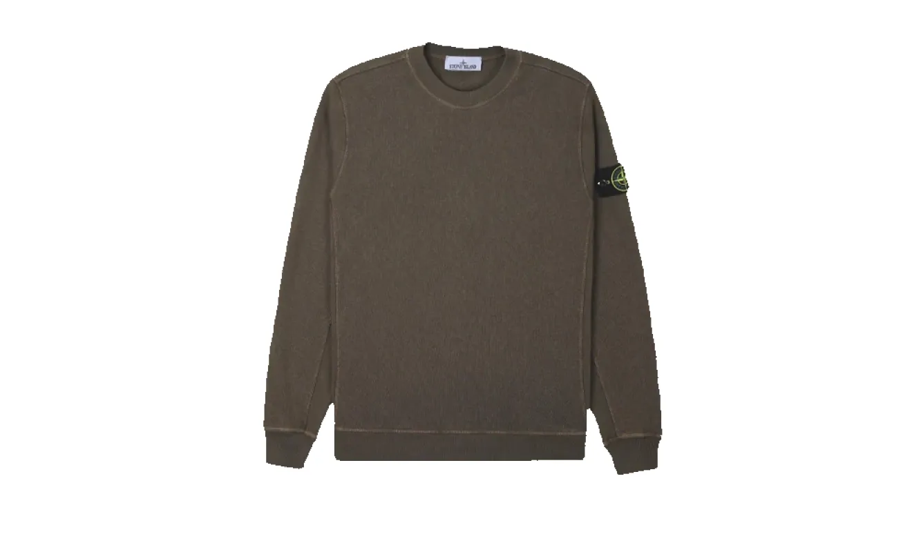 Stone Island Crewneck Verde Militare made by Stone Island