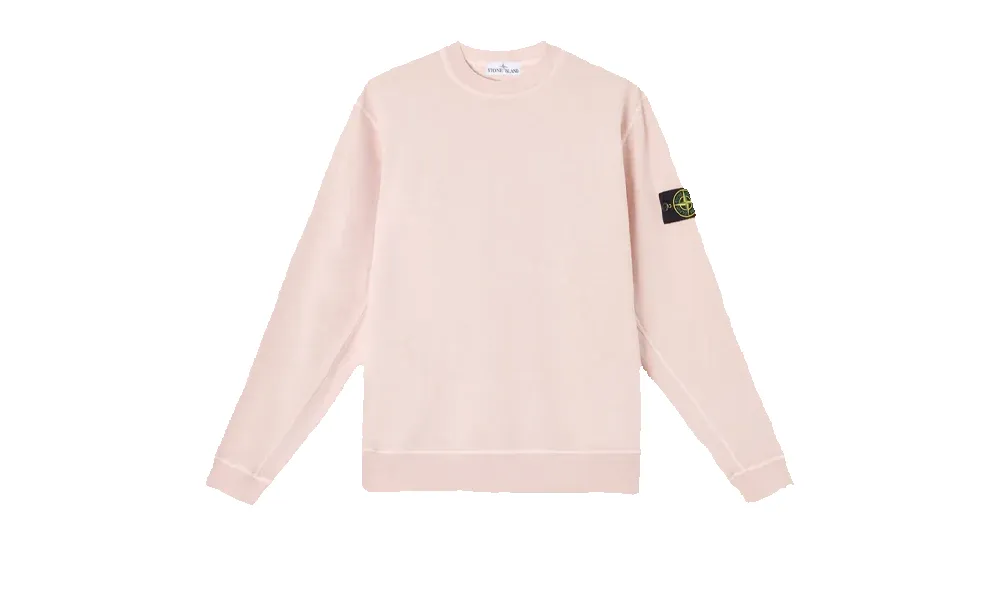 Stone Island Crewneck Old Effect Pink sold by Addict Sneakers