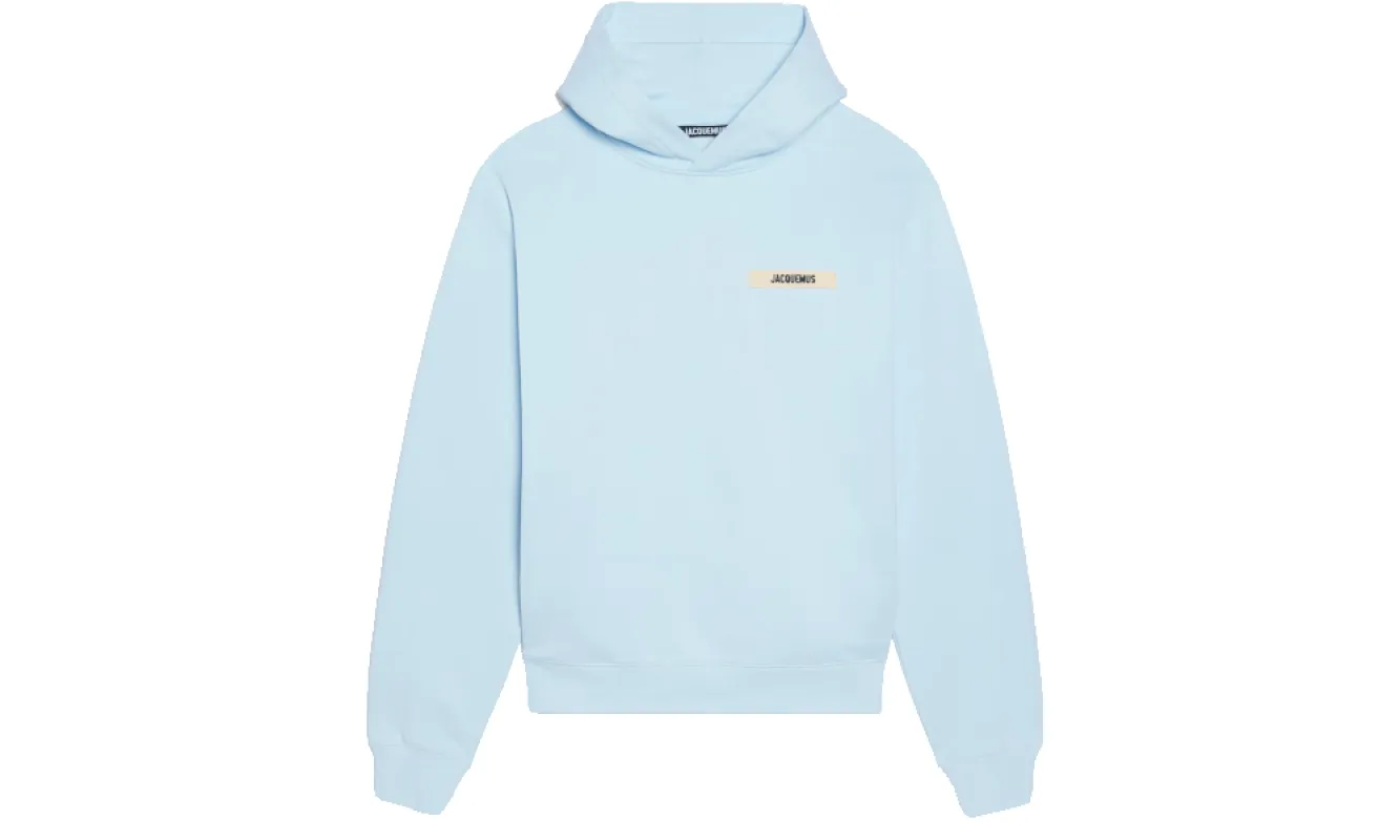 Jacquemus Le Hoodie Gros Grain Blue made by Jacquemus