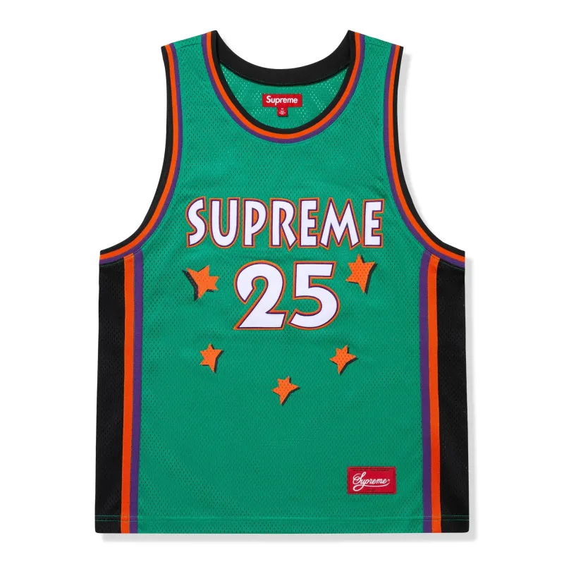 Supreme All Star Basketball Green Jersey (SS25) made by Addict Sneakers