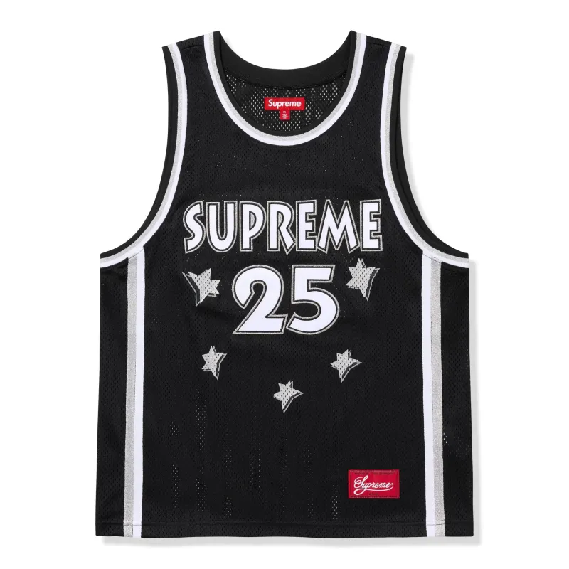 Supreme All Star Basketball Black Jersey (SS25) sold by Addict Sneakers