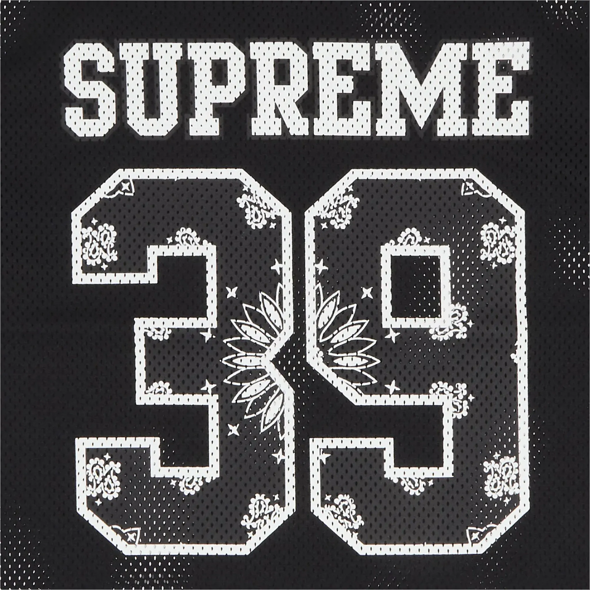 Supreme Bandana Black Football Jersey sold by Addict Sneakers product image thumbnail 3
