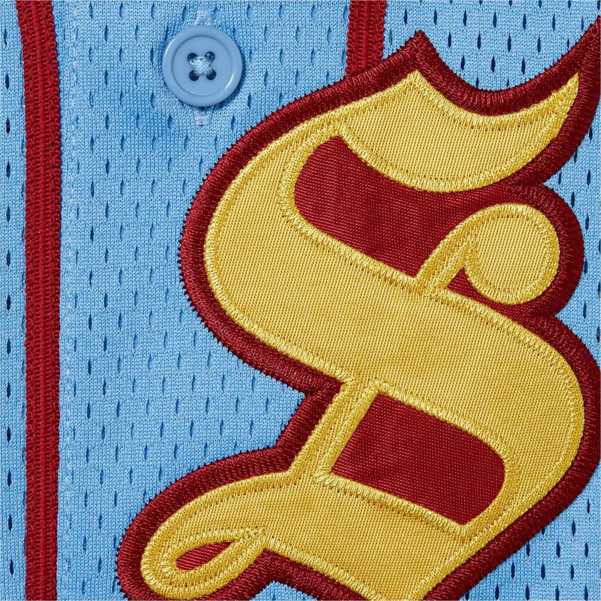 Supreme Old English Blue Baseball Jersey sold by Addict Sneakers product image thumbnail 3