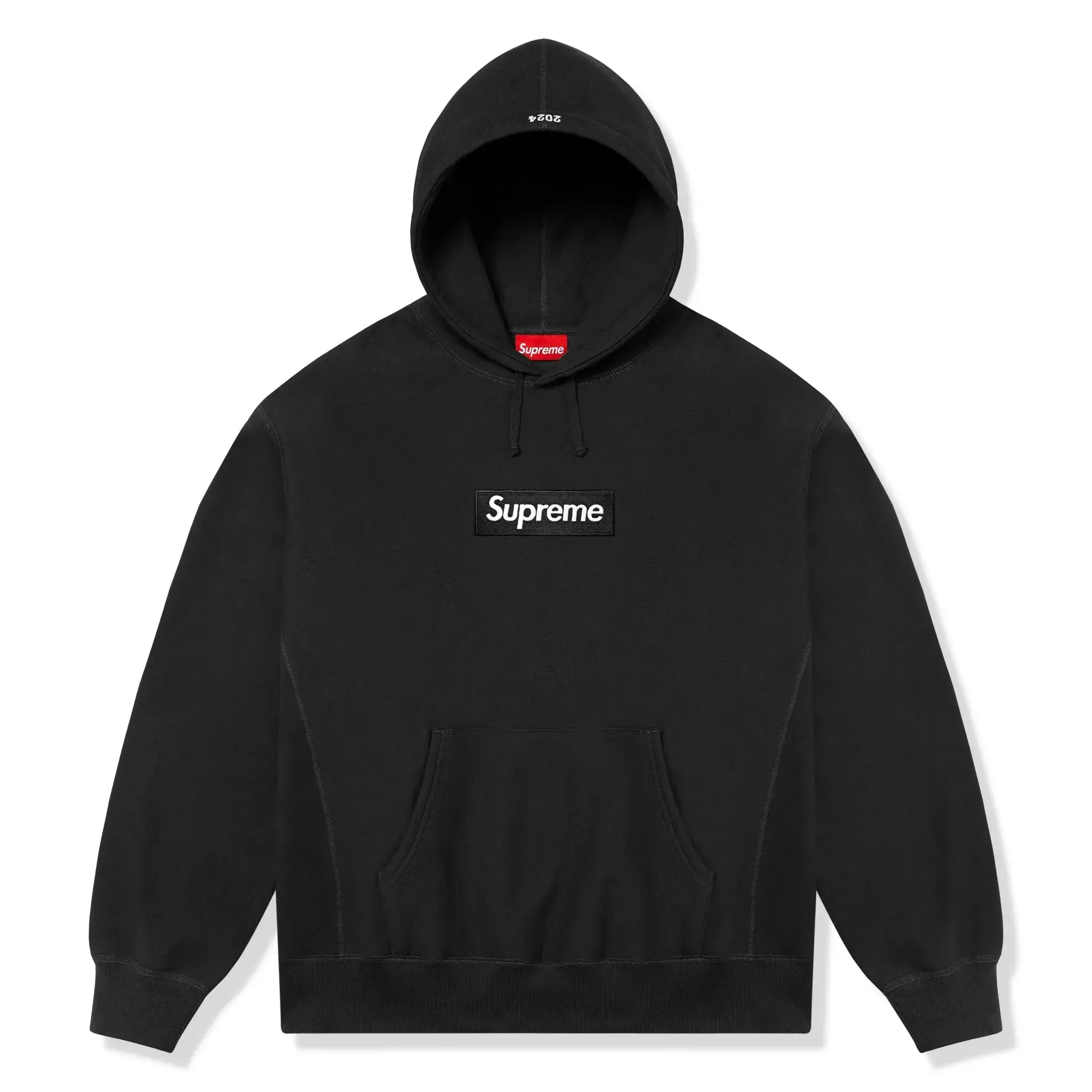 Supreme Box Logo Black Hoodie (FW24) sold by Addict Sneakers