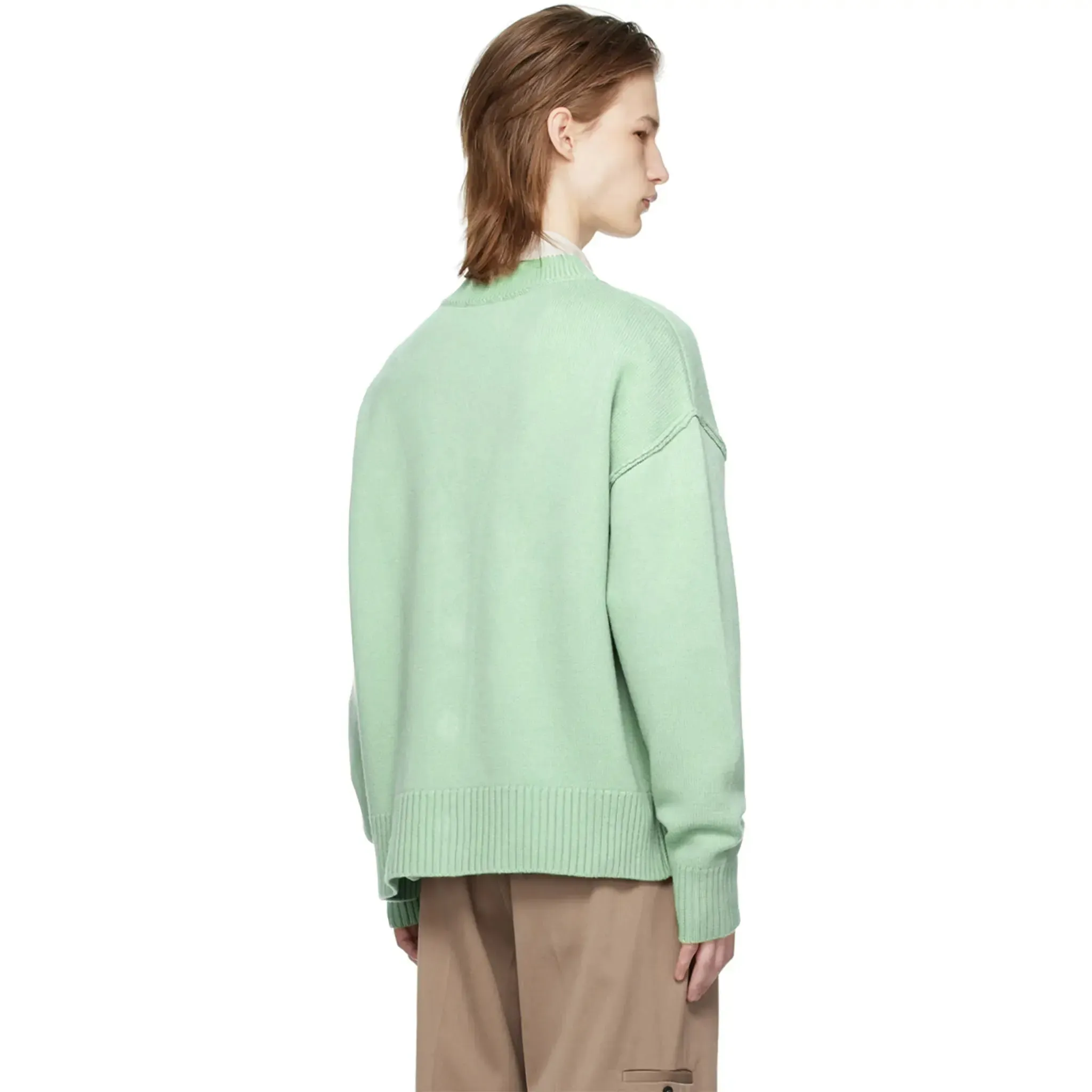Ami Paris Ami De Coeur Green Cardigan sold by Addict Sneakers product image thumbnail 2