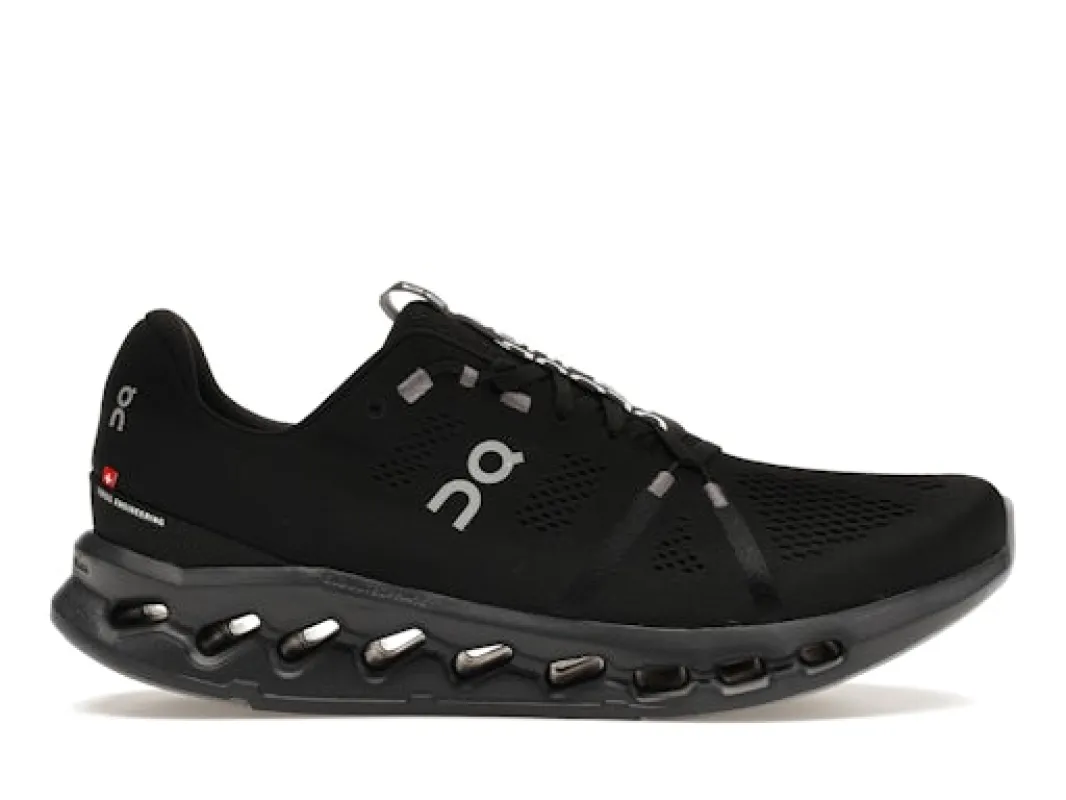 On Running Cloudsurfer Black sold by Addict Sneakers