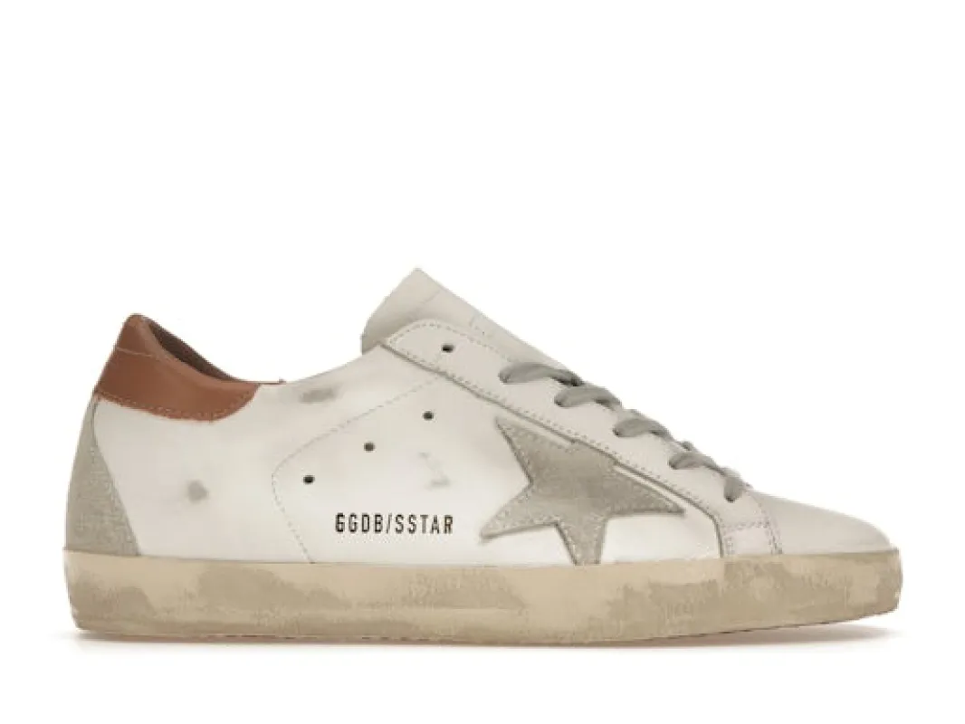 Golden Goose Super-Star White Tan (Women's) made by Golden Goose
