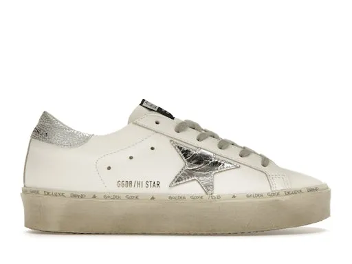 Golden Goose Hi Star White Silver (Women's) sold by Addict Sneakers