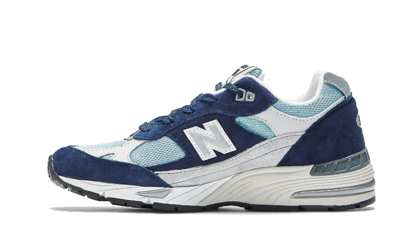 New Balance 991 Navy Pale Blue made by New Balance