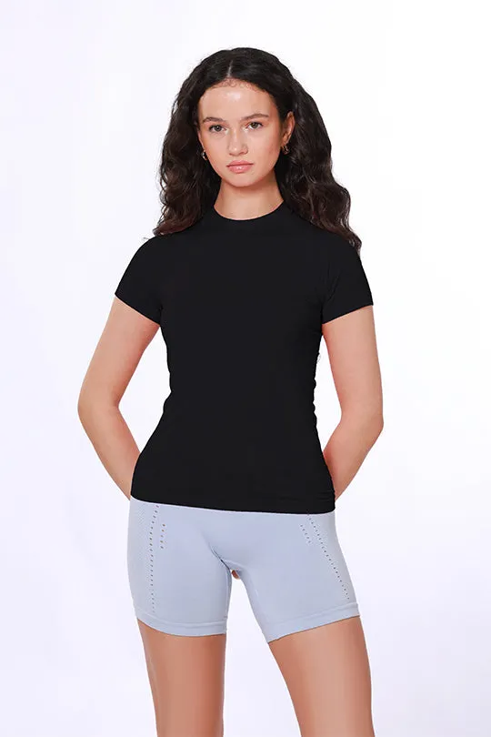 Quick-Dry Seamless Short Sleeve workout Shirt sold by Astro Remiges