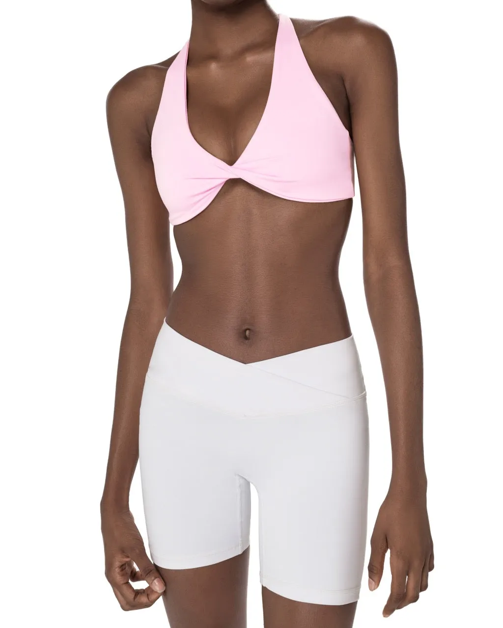 Zoe Scrunch Shorts - White sold by Cosette di Ames