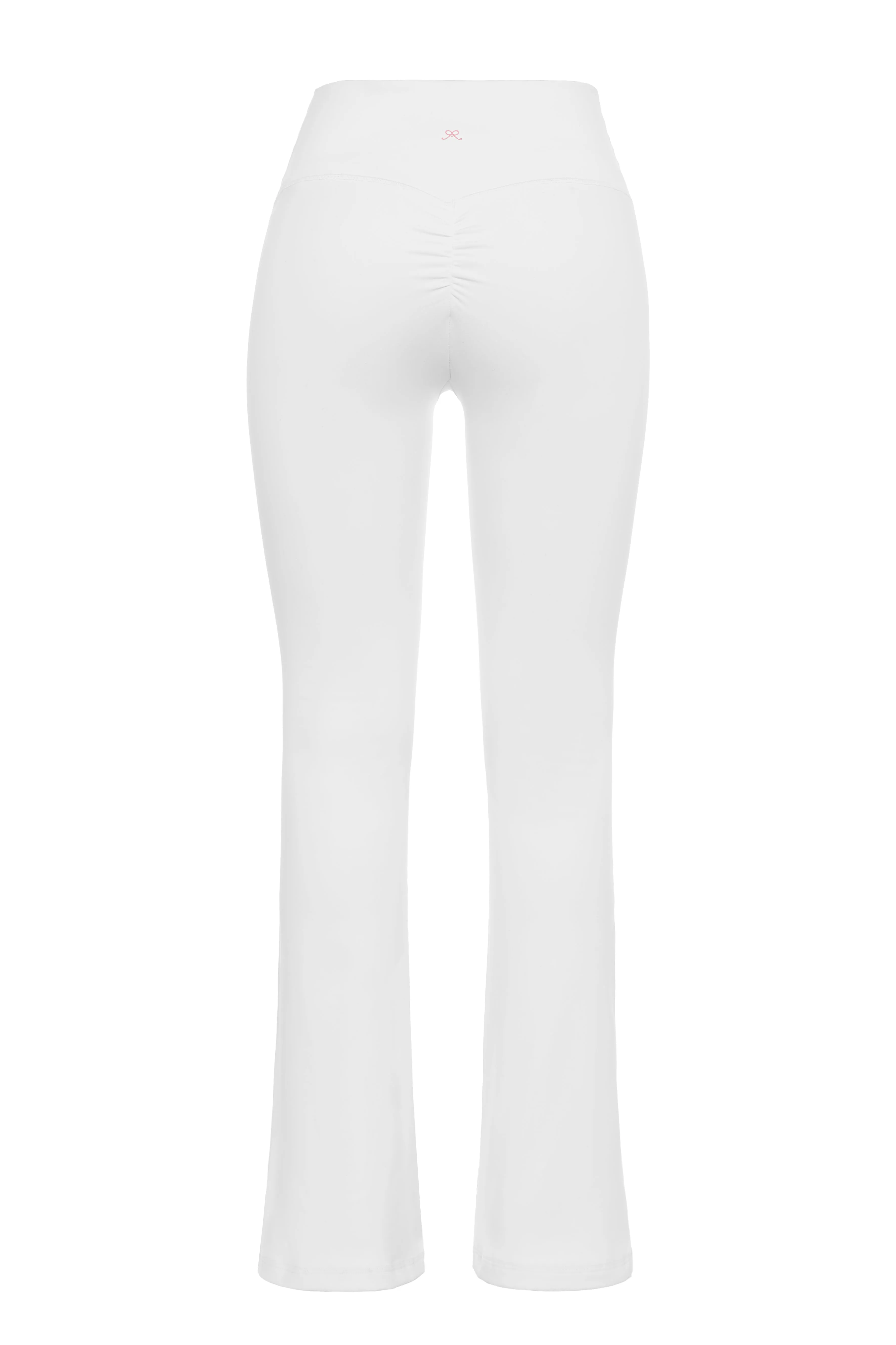 Zoe Petite Scrunch Flare Leggings - White sold by Cosette di Ames product image thumbnail 5