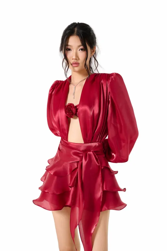 Jasmine Dress - Red sold by Cosette di Ames