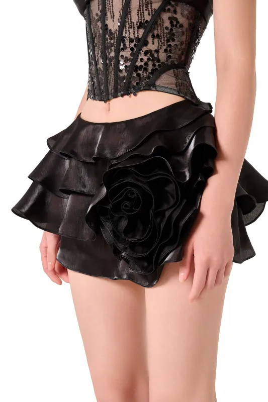 Roselène Skirt - Black sold by Cosette di Ames