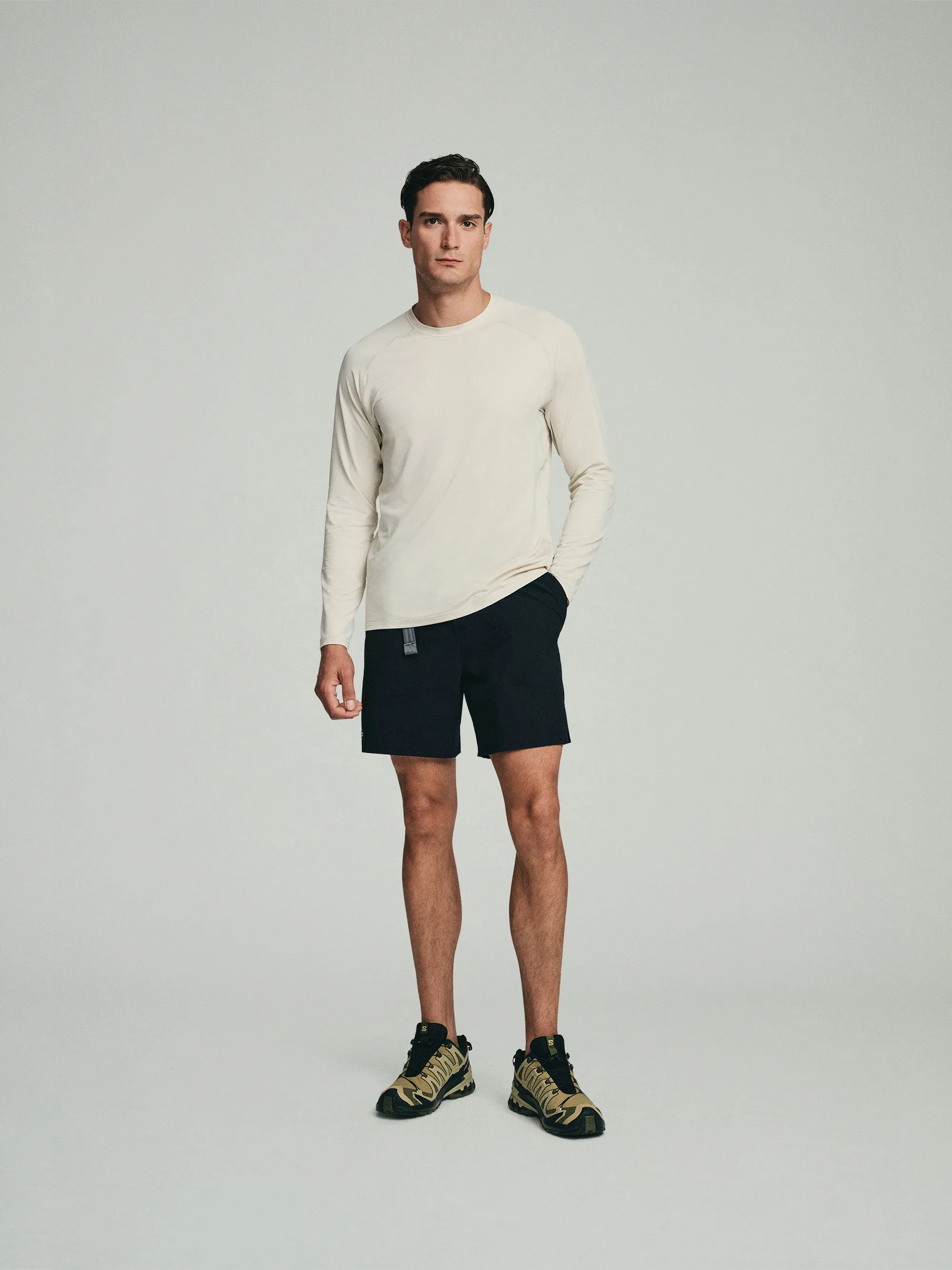 UPF 50 Performance LS Tee - Stone sold by Sodo Athletic Club product image thumbnail 2