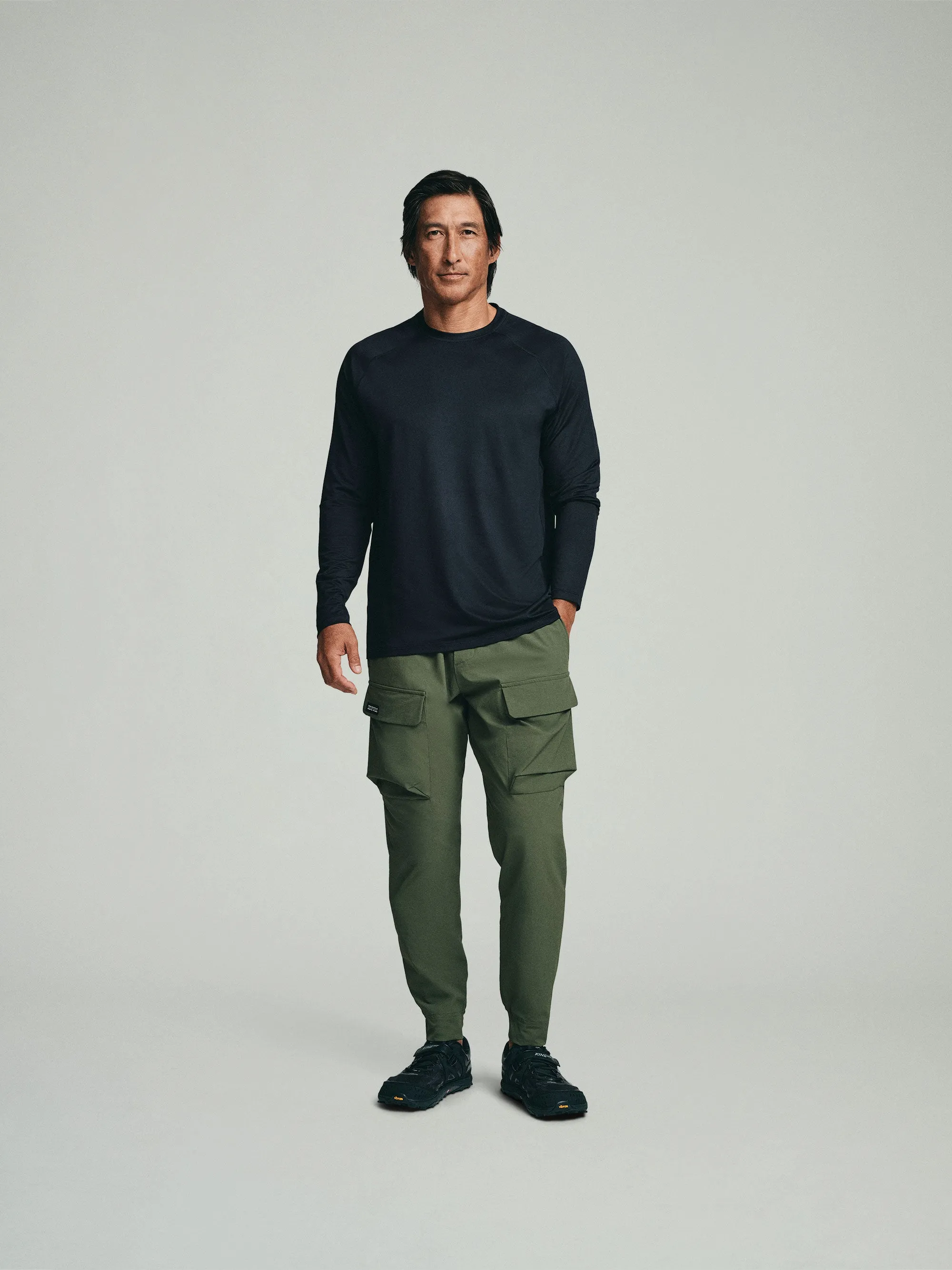 Long Sleeve - UPF 50+ Performance Tee - Black sold by Sodo Athletic Club product image thumbnail 2