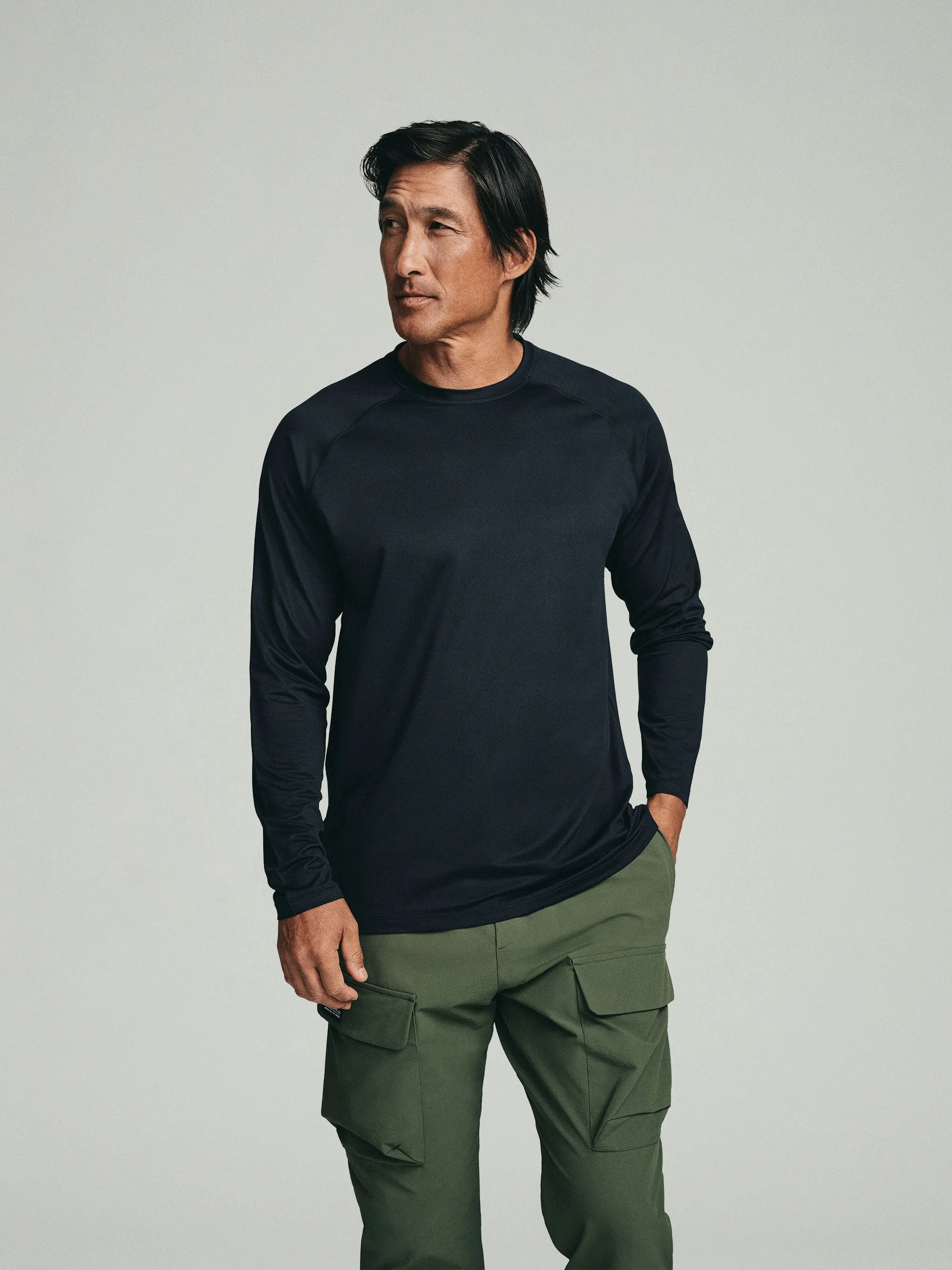 Long Sleeve - UPF 50+ Performance Tee - Black sold by Sodo Athletic Club product image thumbnail 4