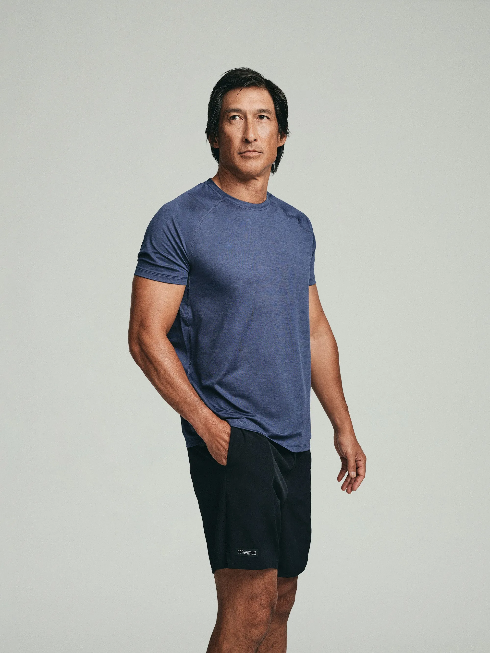 UPF 50 Performance Tee - Navy sold by Sodo Athletic Club product image thumbnail 3