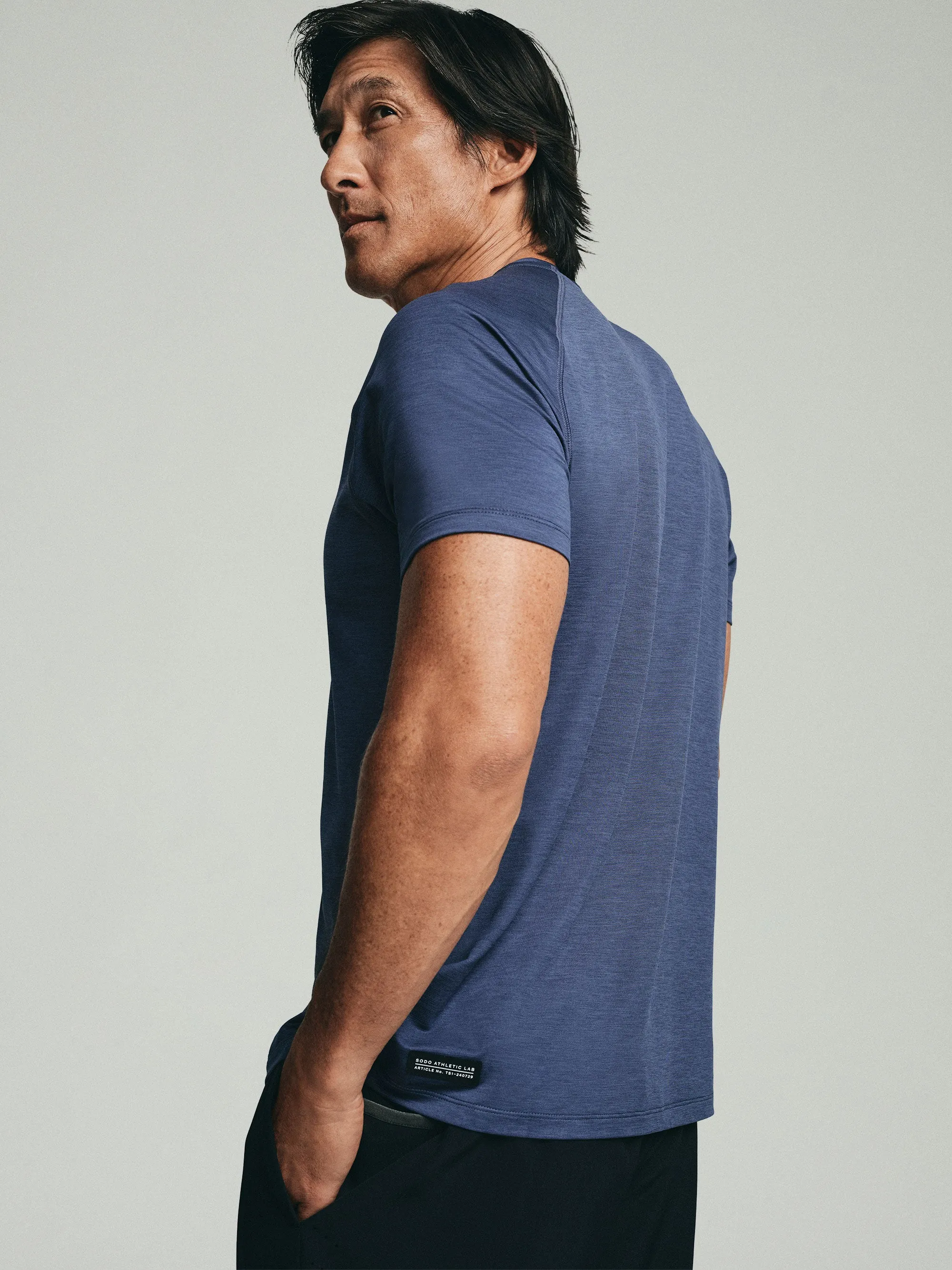 UPF 50 Performance Tee - Navy sold by Sodo Athletic Club product image thumbnail 4