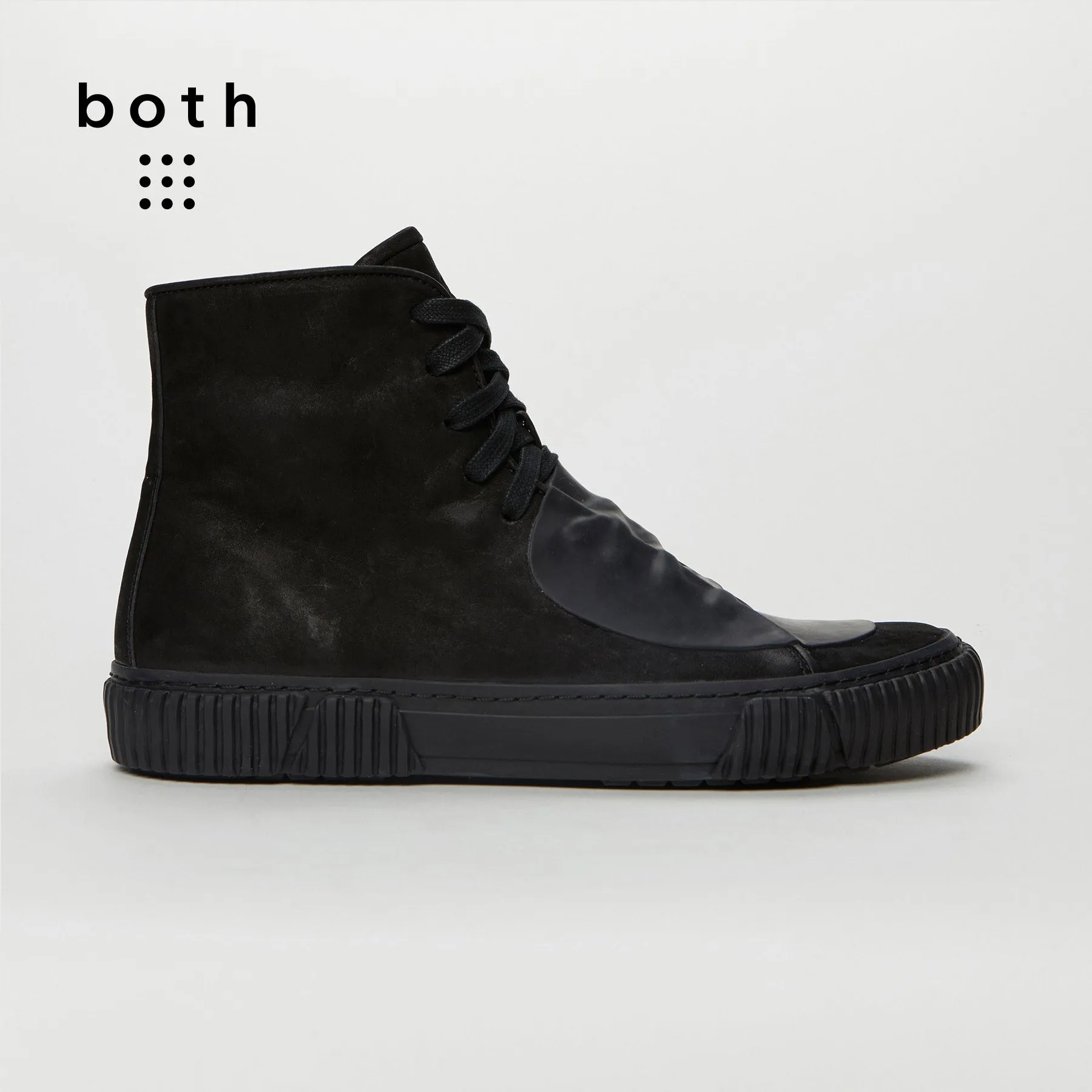 both-Rubber patch High-top-BLK sold by both