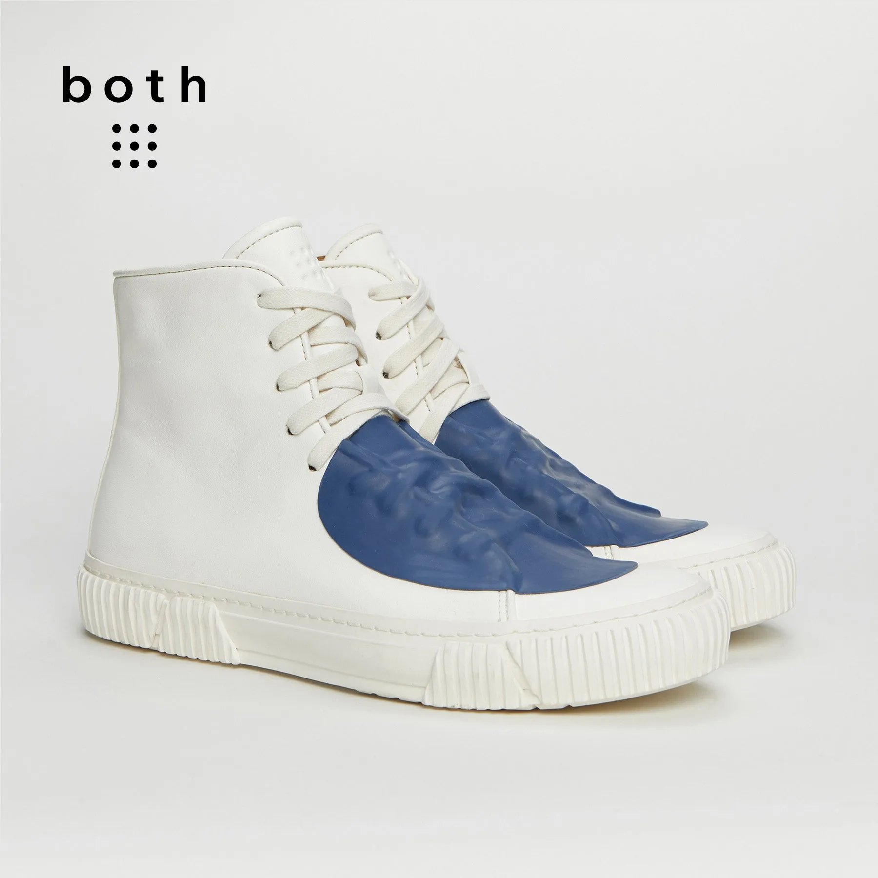 both-Rubber patch High-top-WHT/BLU sold by both product image thumbnail 3