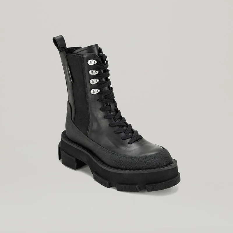 both - GAO PLATFORM CHELSEA HIGH BOOTS-BLACK sold by both product image thumbnail 2