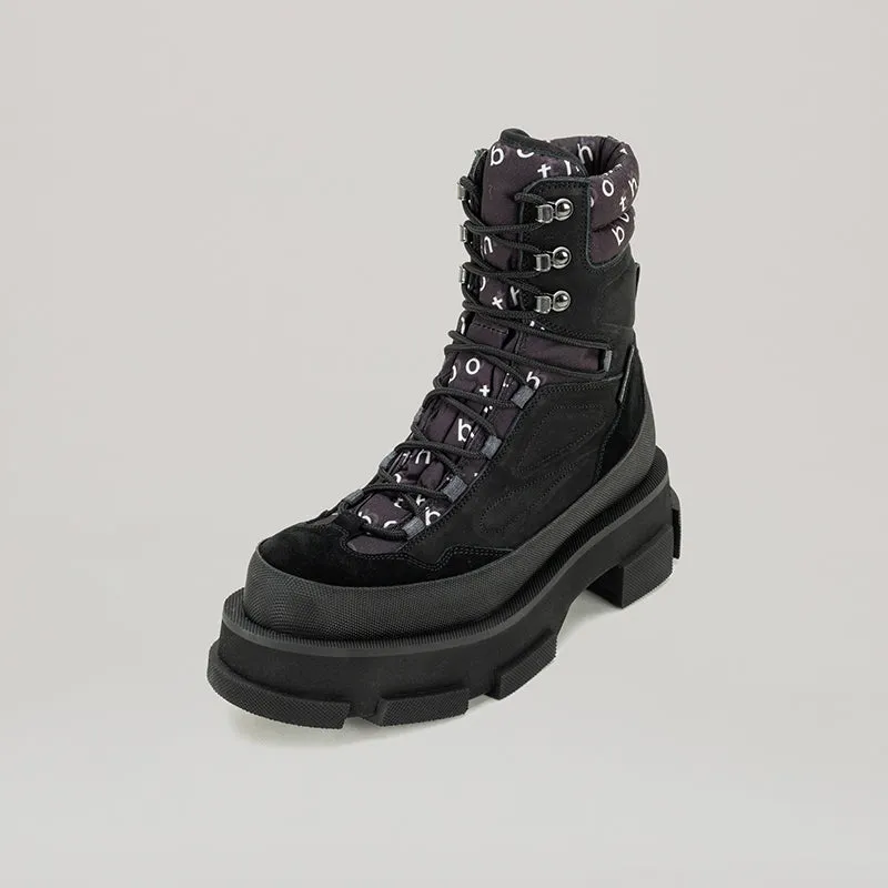 both - GAO PLATFORM MOUNTAIN BOOT-BLACK sold by both product image thumbnail 3