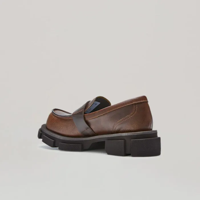both - GAO PIERCED LOAFER-BROWN sold by both product image thumbnail 3