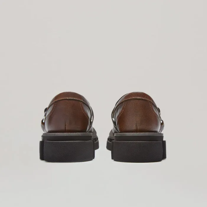 both - GAO PIERCED LOAFER-BROWN sold by both product image thumbnail 4