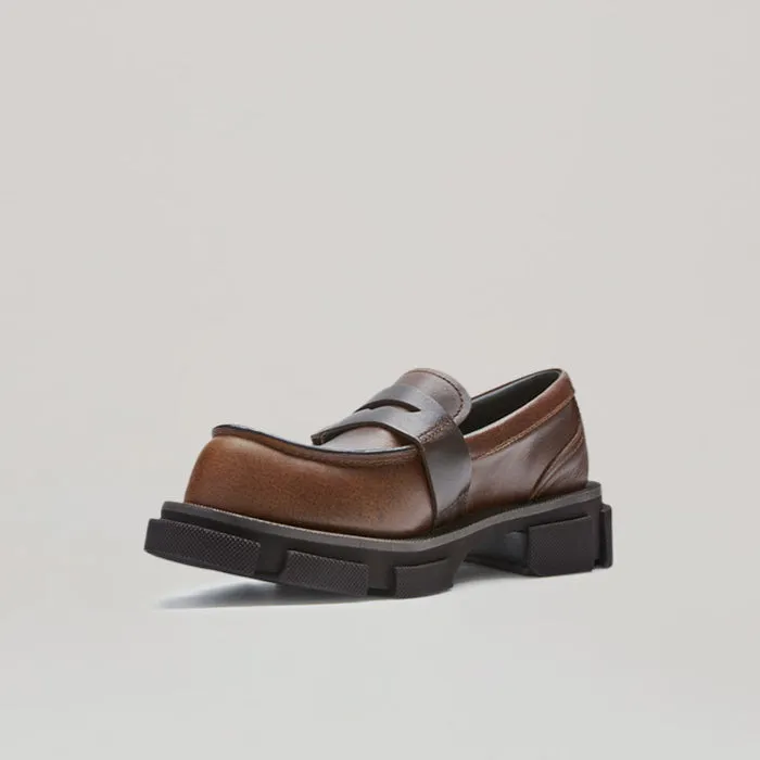 both - GAO PIERCED LOAFER-BROWN sold by both product image thumbnail 2