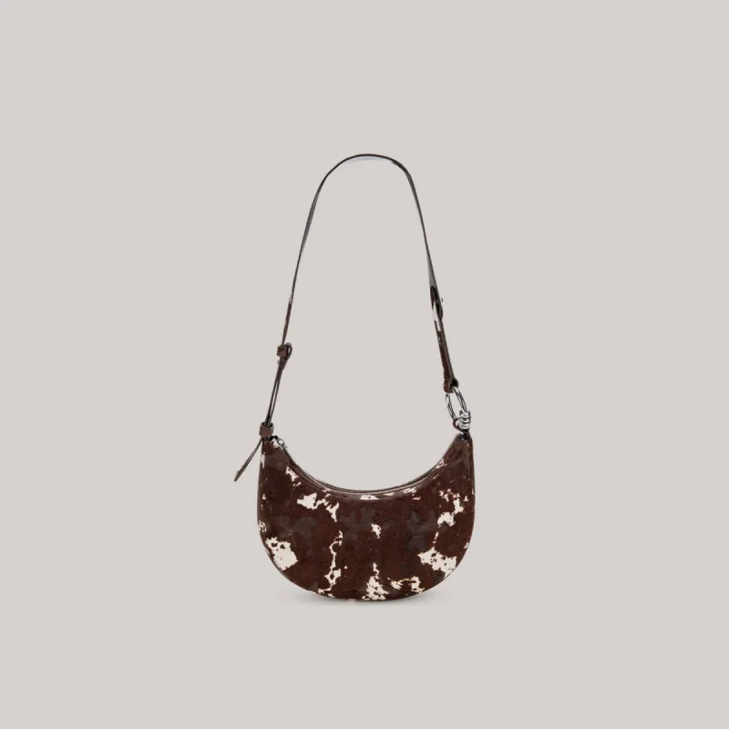 both - GAO SHOULDER BAG-BROWN/CREAM sold by both