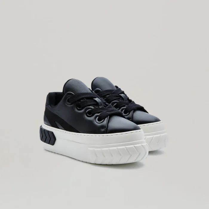 both - TYRES PLATFORM PADDED SNEAKER-WHI/BLK sold by both product image thumbnail 5