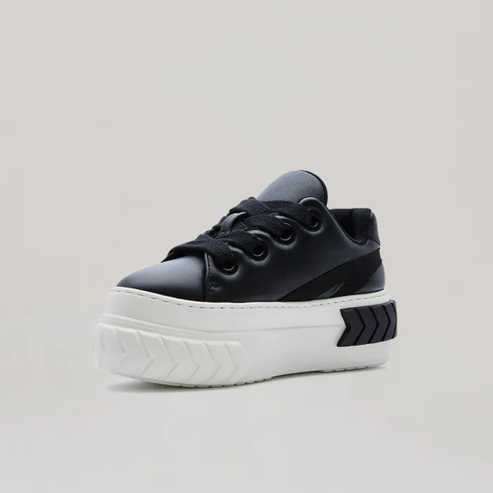 both - TYRES PLATFORM PADDED SNEAKER-WHI/BLK sold by both product image thumbnail 2