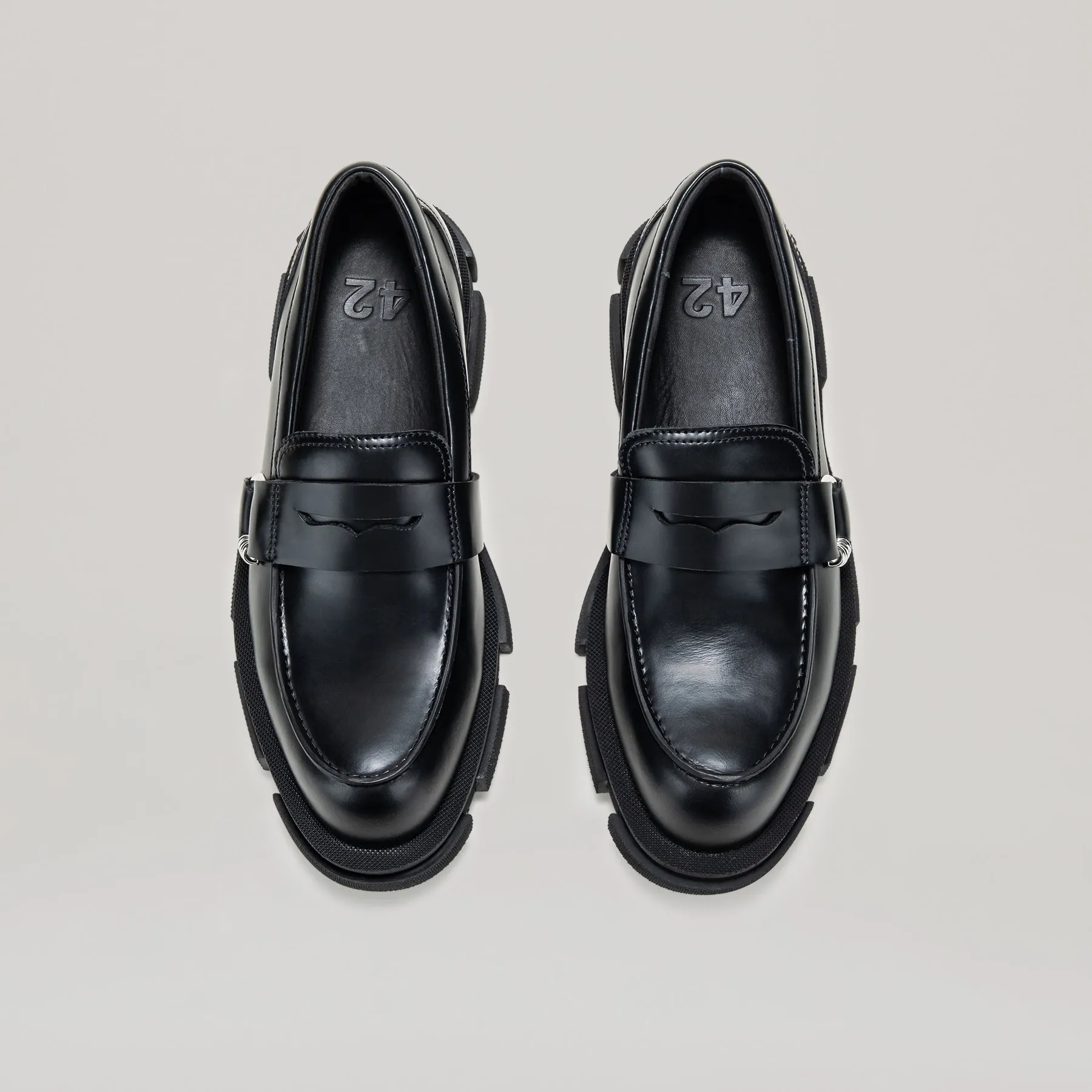both - GAO PIERCED LOAFER-BLACK sold by both product image thumbnail 5