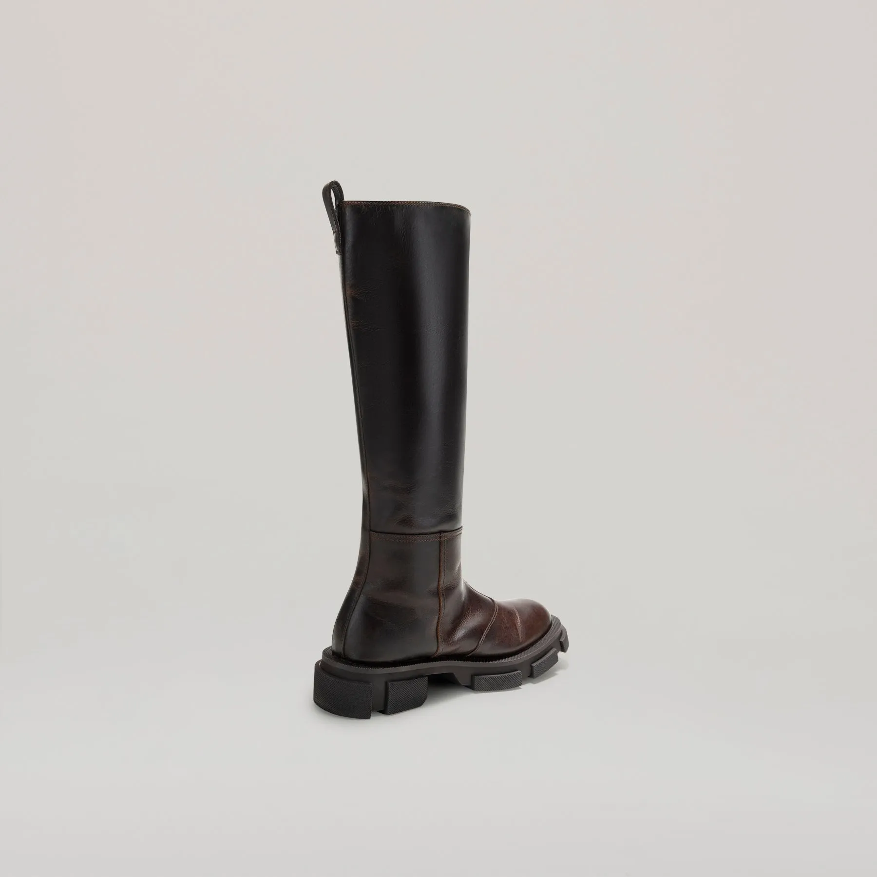 both-GAO PIERCED KNEE BOOT-BROWN sold by both product image thumbnail 2