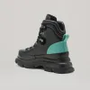 both - GAO EVA HIKING BOOT-BLACK/GREEN sold by both