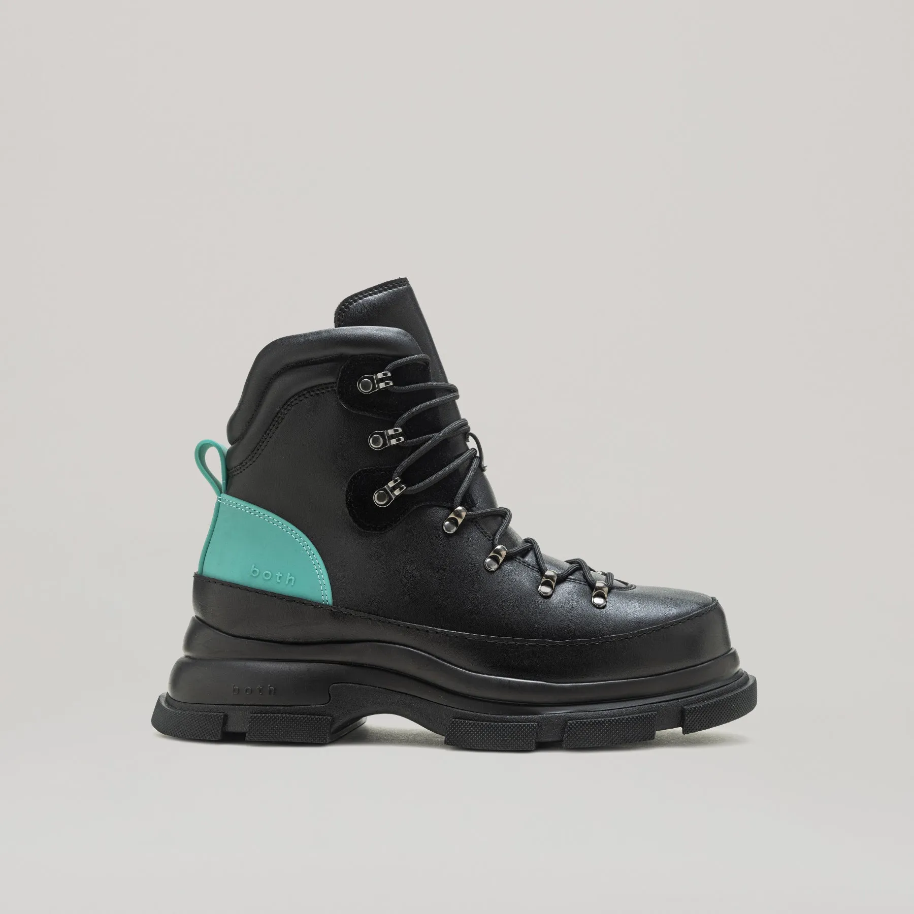 both - GAO EVA HIKING BOOT-BLACK/GREEN sold by both