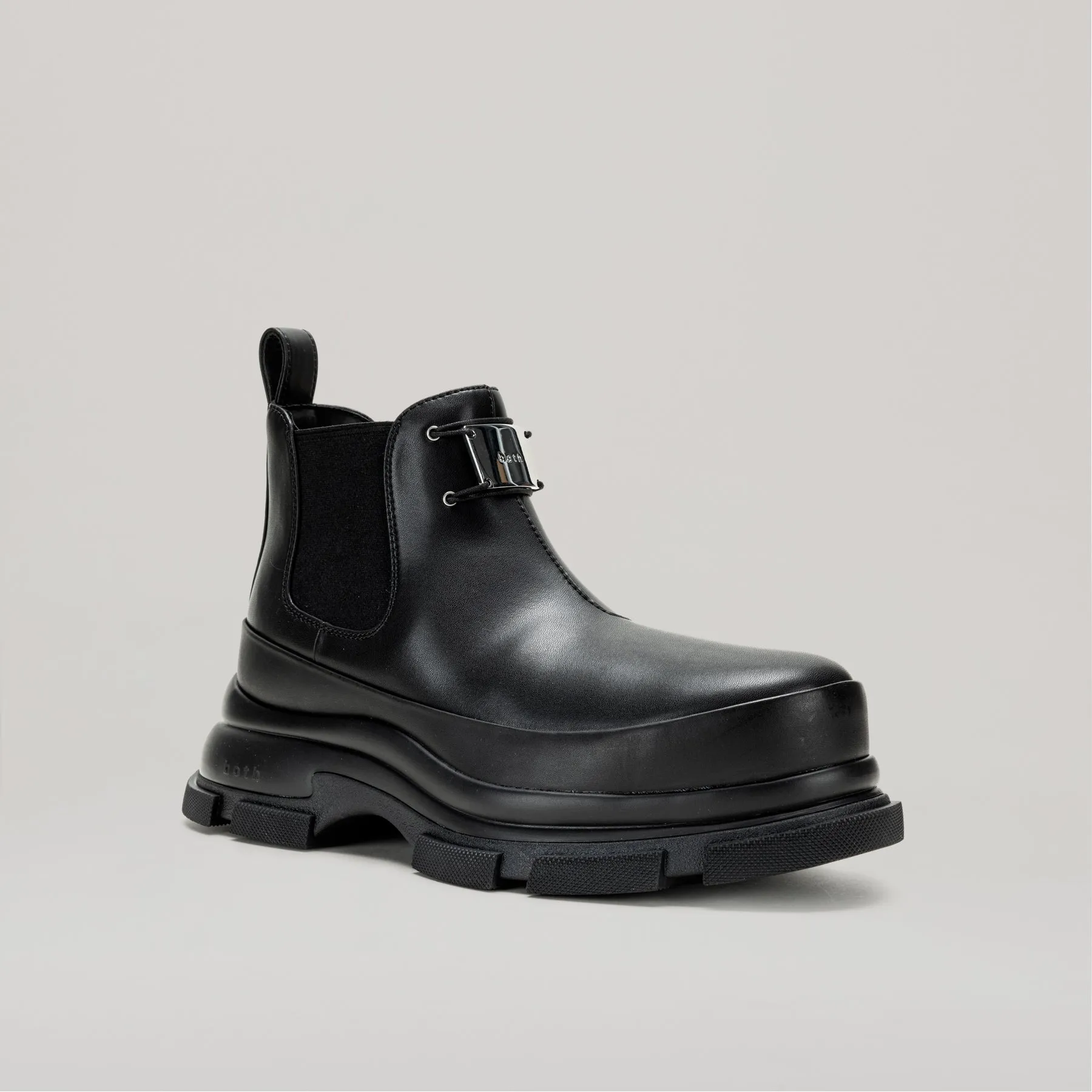 both - GAO EVA METAL LOGO ANKLE BOOT-BLACK sold by both product image thumbnail 2